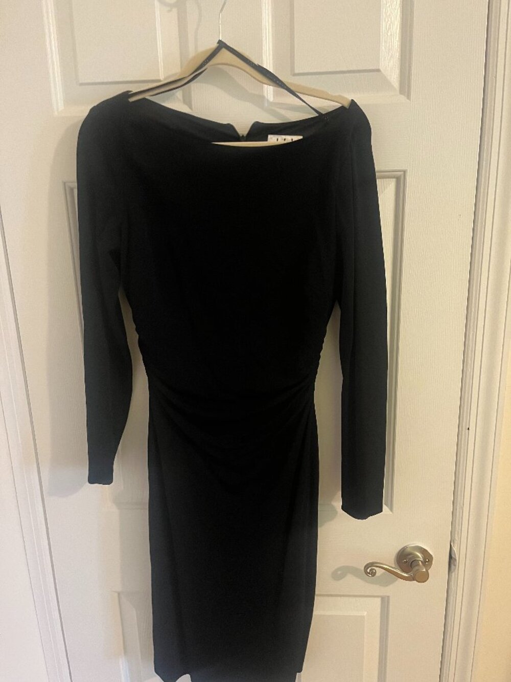 Black David Meister midi dress - size 8
